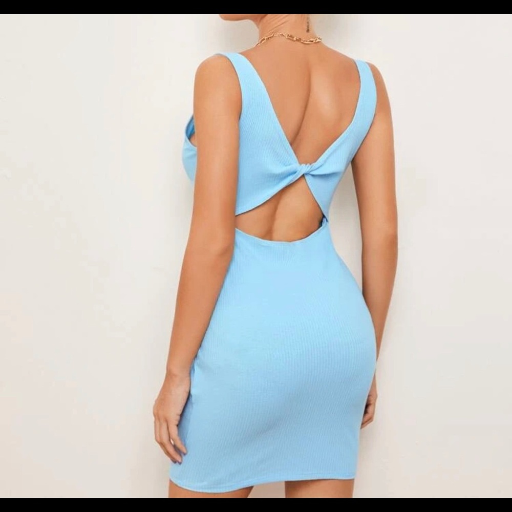 Open back dress